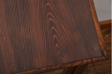 アンティーク家具　アンティーク　タモ材　ガラスケース