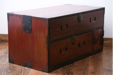 アンティーク家具　古民具・骨董　欅材!時代箪笥ローボード