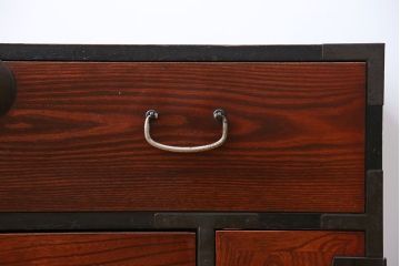 アンティーク家具　古民具・骨董　欅材!時代箪笥ローボード