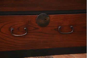 アンティーク家具　古民具・骨董　欅材!時代箪笥ローボード