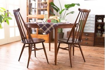 アンティーク家具　アーコール　ゴールドスミスチェア2脚セット(1)