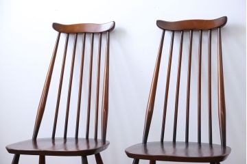 アンティーク家具　アーコール　ゴールドスミスチェア2脚セット(1)