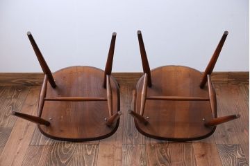 アンティーク家具　アーコール　ゴールドスミスチェア2脚セット(1)