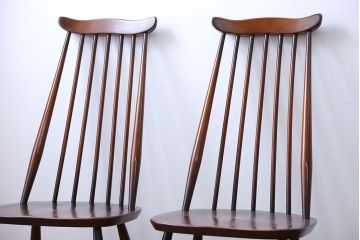 ヴィンテージ家具　イギリスビンテージ　アーコール　ゴールドスミスチェア2脚セット(3)