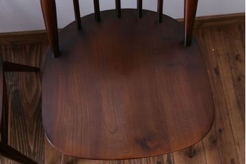 ヴィンテージ家具　イギリスビンテージ　アーコール　ゴールドスミスチェア2脚セット(3)