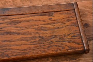 アンティーク家具　イギリスアンティーク　古いオーク材のおしゃれなスタッキングブックケース