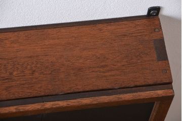 アンティーク家具　アンティーク　黒板付き　壁掛け戸棚