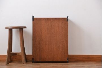 アンティーク家具　アンティーク　黒板付き　壁掛け戸棚
