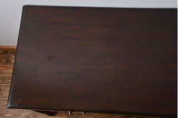 アンティーク家具　イギリスアンティーク　マホガニー材　上品なデスク