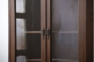 アンティーク家具　アンティーク　ナラ材　上品なブックケース