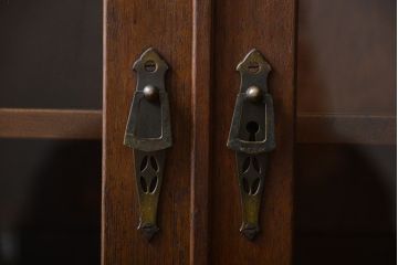 アンティーク家具　アンティーク　ナラ材　上品なブックケース