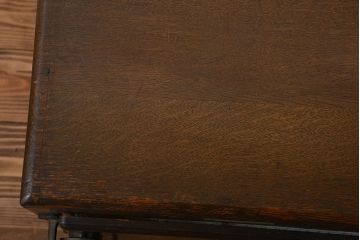 アンティーク雑貨　昭和レトロ　小振りな木製冷蔵庫