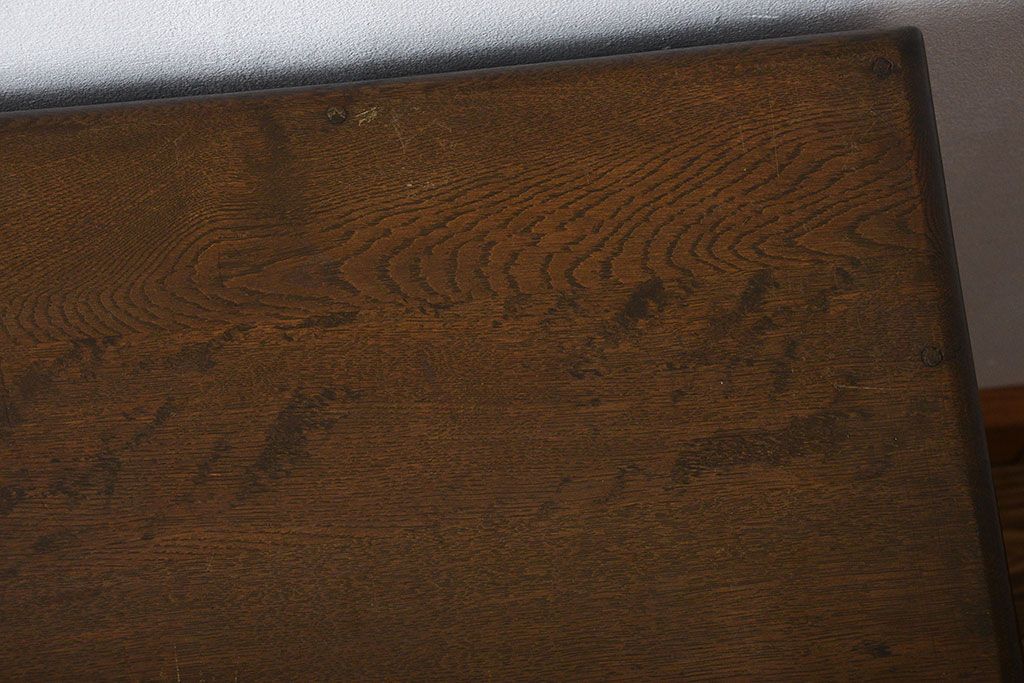 アンティーク雑貨　昭和レトロ　小振りな木製冷蔵庫