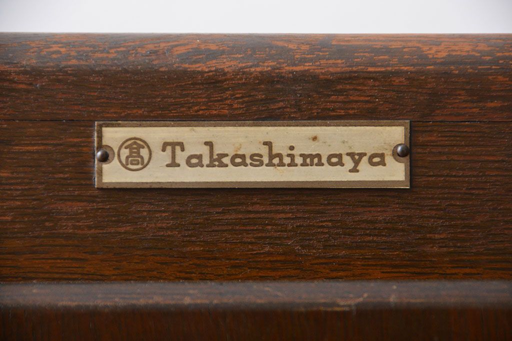 アンティーク雑貨　昭和レトロ　小振りな木製冷蔵庫