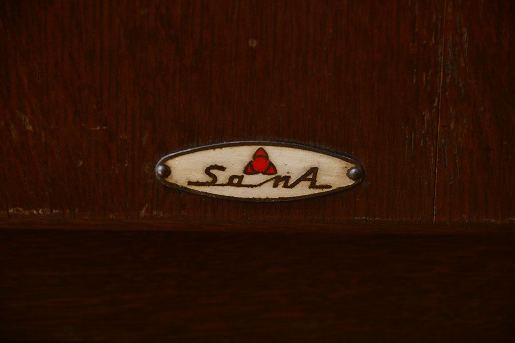 アンティーク雑貨　昭和レトロ　小振りな木製冷蔵庫