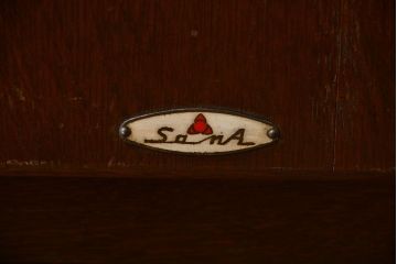 アンティーク雑貨　昭和レトロ　小振りな木製冷蔵庫