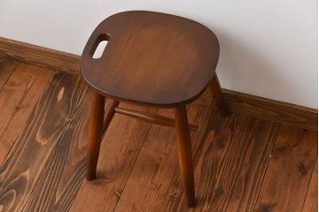 中古　飛騨産業　キツツキマーク　スツール
