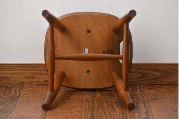 中古　飛騨産業　キツツキマーク　スツール