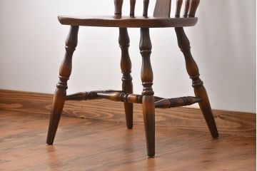 中古　飛騨産業　キツツキマーク　コームバックチェア