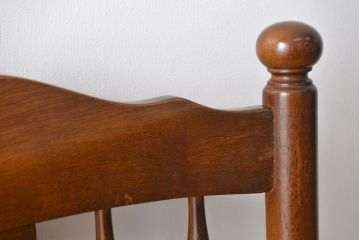 中古　飛騨産業　キツツキマーク　コームバックチェア