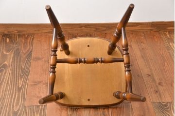 中古　飛騨産業　キツツキマーク　コームバックチェア