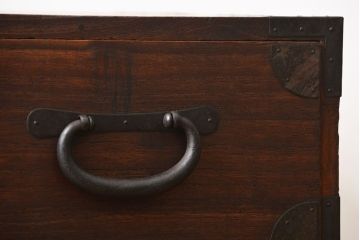 アンティーク家具　古民具・骨董　時代箪笥ローボード(2)