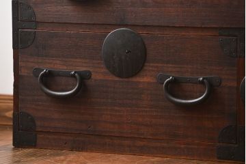 アンティーク家具　古民具・骨董　時代箪笥ローボード(2)