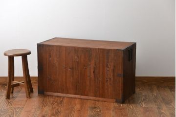 アンティーク家具　古民具・骨董　時代箪笥ローボード(2)