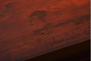 アンティーク家具　古民具・骨董　前面欅材!漆塗り時代箪笥ローボード(1)