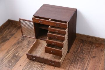 レトロ家具　昭和レトロ　変わり型小引き出し