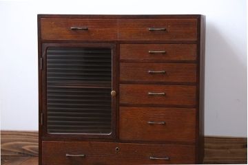 レトロ家具　昭和レトロ　変わり型小引き出し