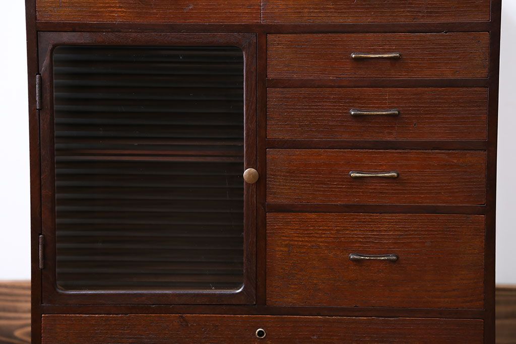 レトロ家具　昭和レトロ　変わり型小引き出し