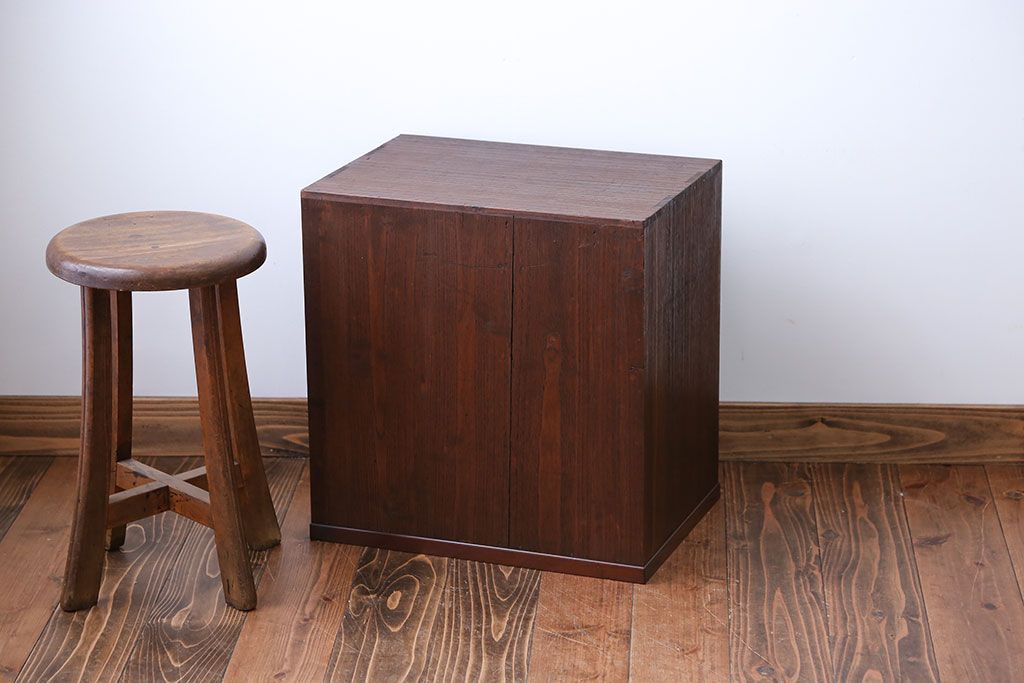 レトロ家具　昭和レトロ　変わり型小引き出し