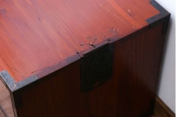 アンティーク家具　古民具・骨董　前面欅材!衣装箪笥