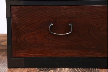 アンティーク家具　古民具・骨董　前面欅材!衣装箪笥