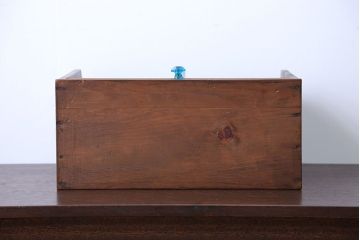 レトロ家具　昭和レトロ　ガラスの取っ手付き本立て