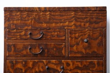 アンティーク雑貨　昭和レトロ　飴色の裁縫箱