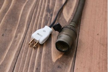 昭和レトロ　古い工場のフロアスタンド