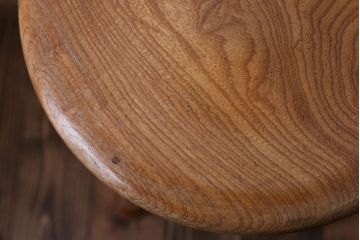 アンティーク家具　イギリスアンティーク　オーク材　ハイスツール(1)