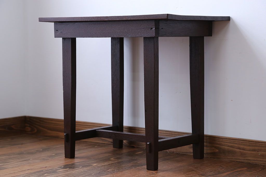 レトロ家具　昭和レトロ　アンティークサイドテーブル(1)