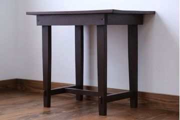 レトロ家具　昭和レトロ　アンティークサイドテーブル(1)