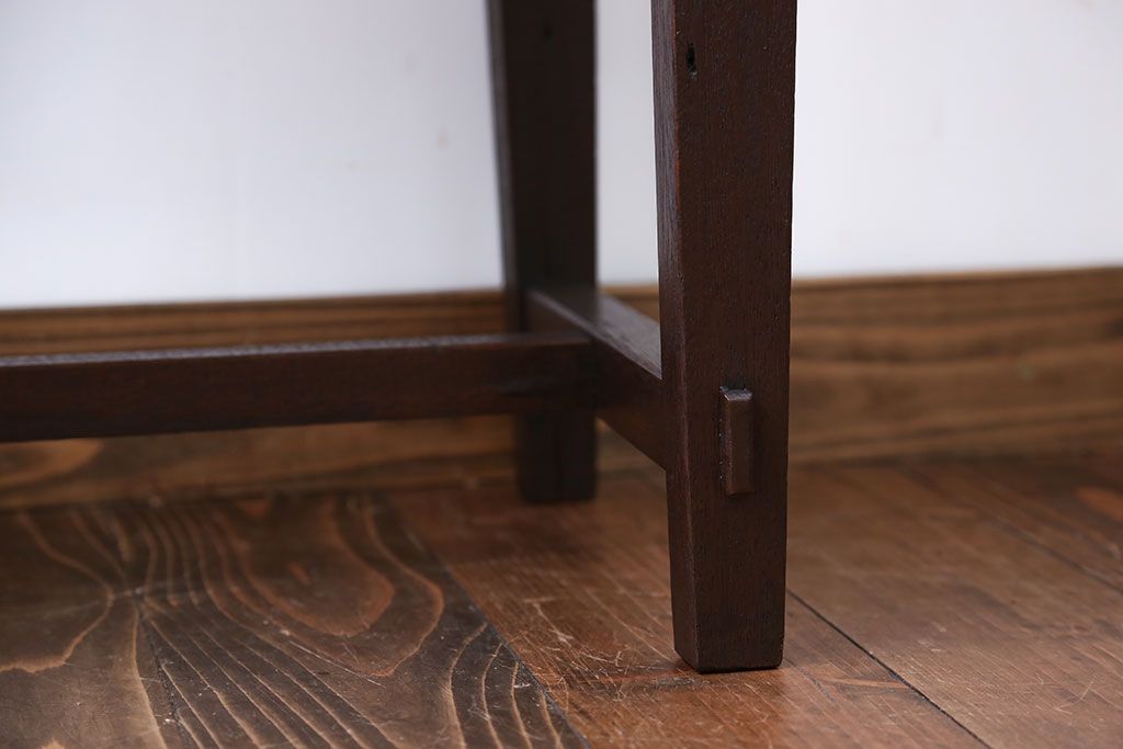 レトロ家具　昭和レトロ　アンティークサイドテーブル(1)