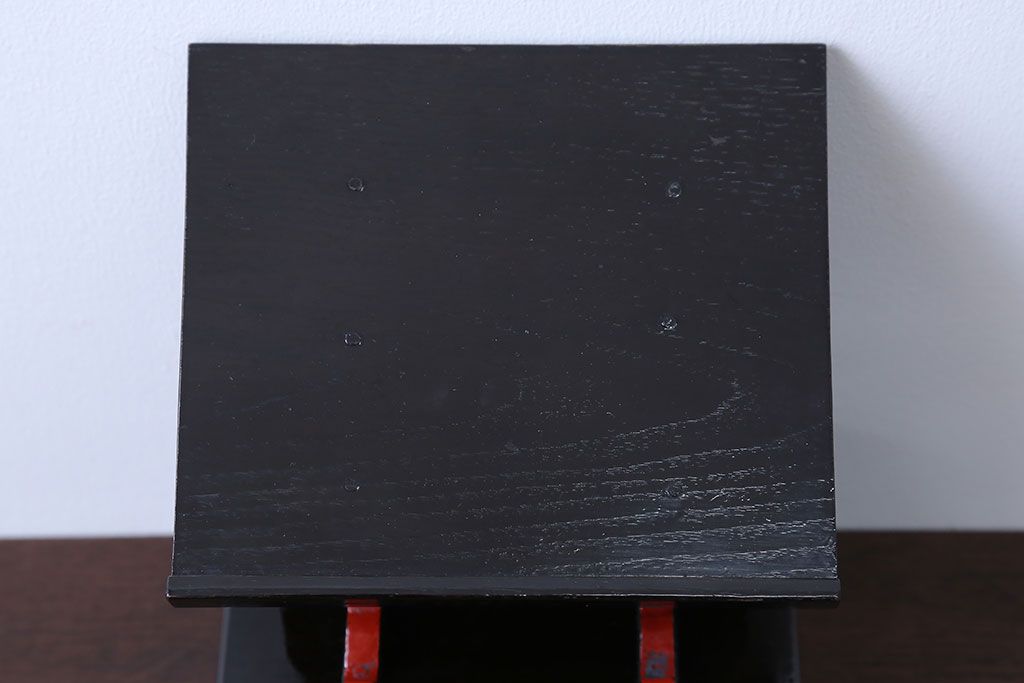 アンティーク雑貨　古民具・骨董　明治期　珍品　漆塗りのアンティーク見台