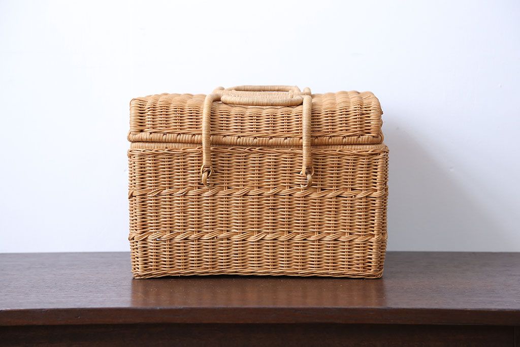 アンティーク雑貨　昭和レトロ　かわいいバスケット