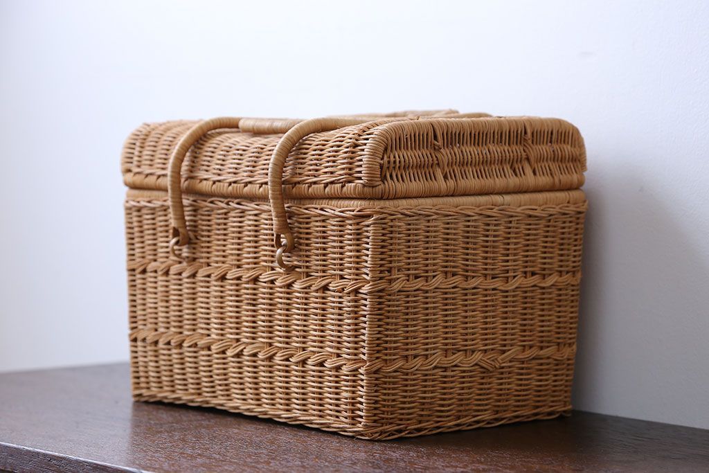 アンティーク雑貨　昭和レトロ　かわいいバスケット