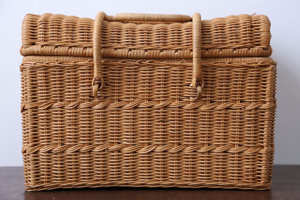 アンティーク雑貨　昭和レトロ　かわいいバスケット