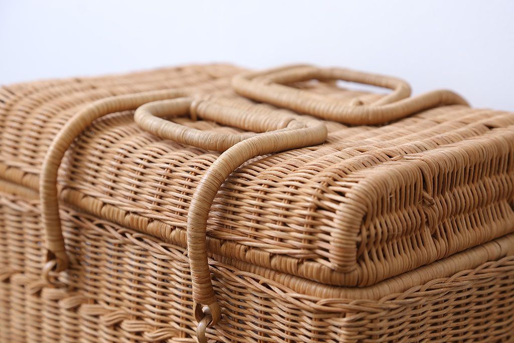 アンティーク雑貨　昭和レトロ　かわいいバスケット