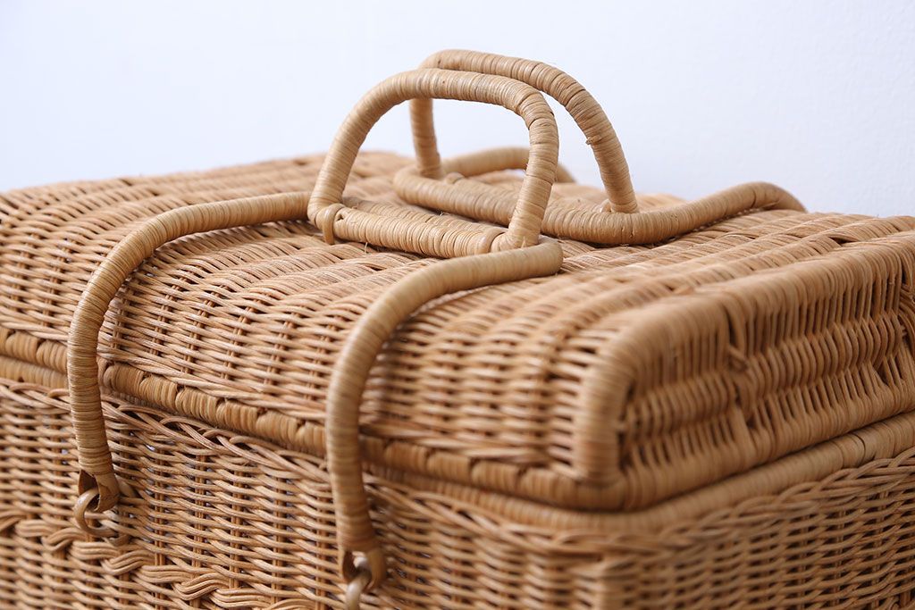アンティーク雑貨　昭和レトロ　かわいいバスケット