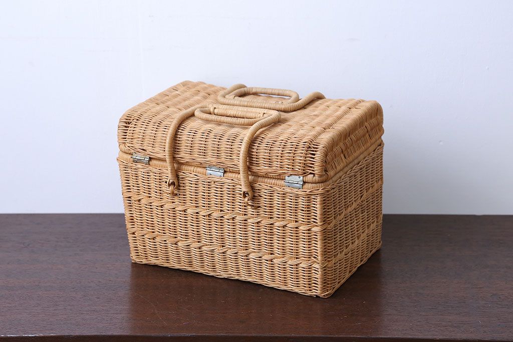 アンティーク雑貨　昭和レトロ　かわいいバスケット