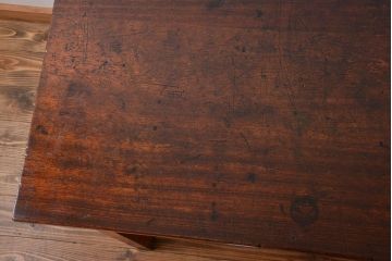 アンティーク家具　イギリスアンティーク　古い学校の作業台(1)